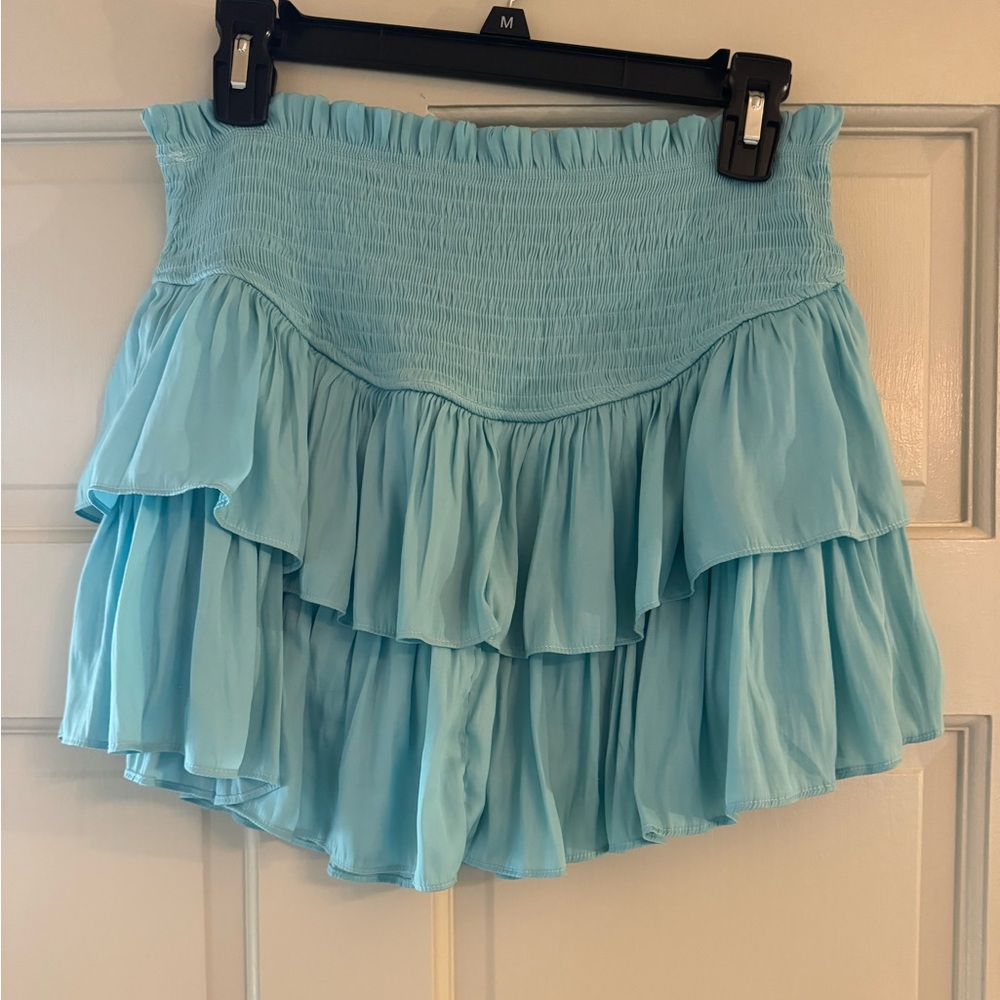 Blue skirt